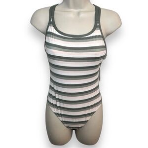 Carve Designs Women’s Beacon One Piece Swimsuit Green Pink Size XS